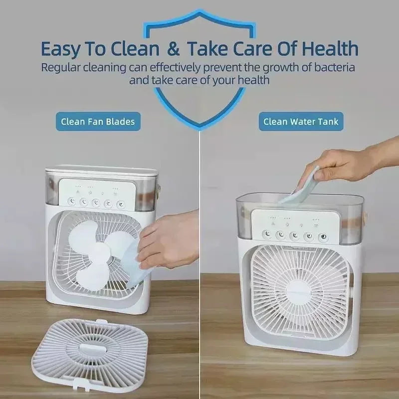 3-in-1 Mini Air Cooler Fan