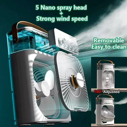 3-in-1 Mini Air Cooler Fan