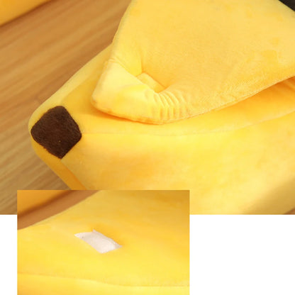 Banana Cat Bed – Cozy Plush Pet Basket for Cats & Small Dogs