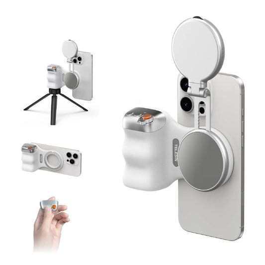 Magnetic Phone Camera Grip with Remote Shutter